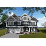 Front of Home - Hidden Falls Luxury Home 051D-0941 - Shop House Plans and More