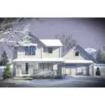 Craftsman House Plan Front of Home - Grayson Heights Modern Farmhouse 051D-0946 - Search House Plans and More