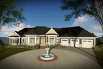 Victorian House Plan Front of Home - Melody Point Luxury Home 051D-0965 - Shop House Plans and More