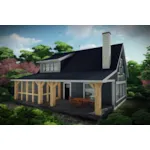 Country House Plan Front of Home - Smithton Pike Country Cabin 051D-0969 - Shop House Plans and More