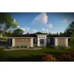 Sunbelt House Plan Front of Home - Bello Modern Home 051D-0984 - Shop House Plans and More