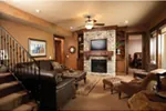 Rustic House Plan Family Room Photo 01 - Santa Luca Italian Home 051D-0992 - Shop House Plans and More
