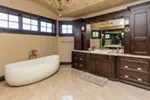 Rustic House Plan Master Bathroom Photo 02 - Hayward Hill Luxury Home 051D-0996 - Search House Plans and More