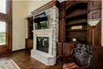 Mountain House Plan Fireplace Photo 01 - Miller Point Luxury Home 051D-1011 - Shop House Plans and More