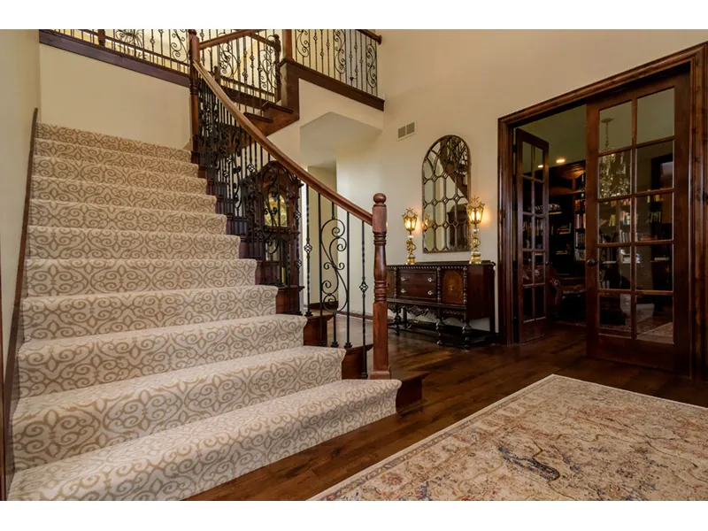 European House Plan Stairs Photo 02 - Miller Point Luxury Home 051D-1011 - Shop House Plans and More