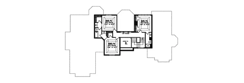 Luxury House Plan Second Floor - Heltonville Luxury Home 051S-0016 - Search House Plans and More
