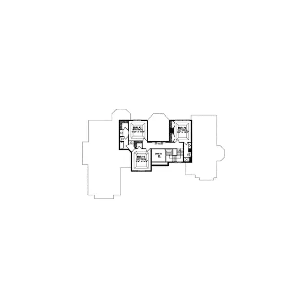 Southern House Plan Second Floor - Heltonville Luxury Home 051S-0016 - Search House Plans and More