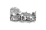 House Plan Front of Home 051S-0016