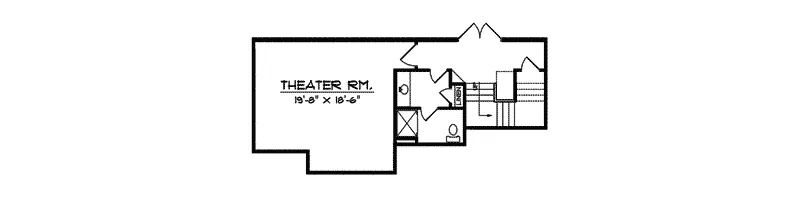 Plantation House Plan Lower Level Floor - Glyn Cagny Luxury Home 051S-0018 - Search House Plans and More