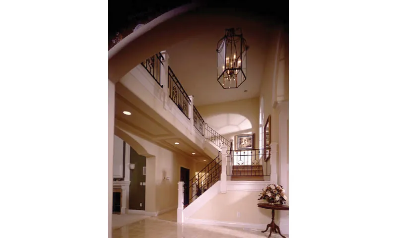 Plantation House Plan Stairs Photo - Glyn Cagny Luxury Home 051S-0018 - Search House Plans and More