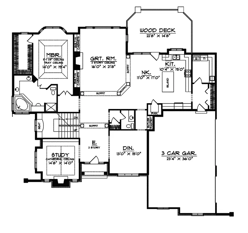 Luxury House Plan First Floor - Olivia Anne Luxury Home 051S-0019 - Shop House Plans and More