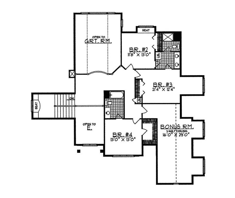 Luxury House Plan Second Floor - Olivia Anne Luxury Home 051S-0019 - Shop House Plans and More