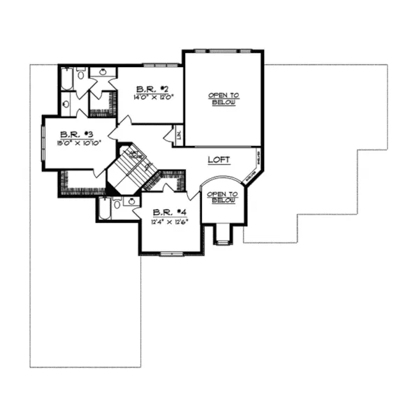 Tudor House Plan Second Floor - Arabelle Luxury European Home 051S-0022 - Search House Plans and More