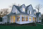 Windows Enhance Façade Of This Home Design