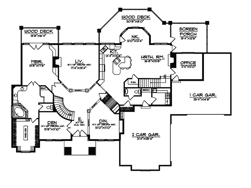 European House Plan First Floor - Lausanne Luxury Home 051S-0028 - Shop House Plans and More