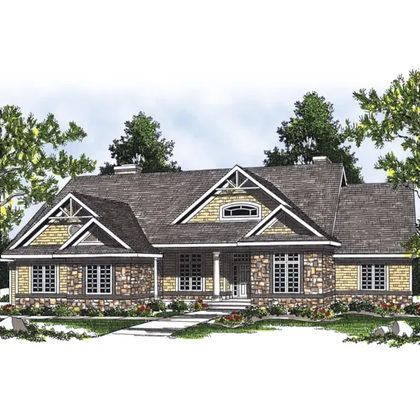 Shingle Siding And Stone Create Great Craftsman Style