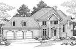 House Plan Front of Home 051S-0052