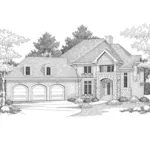 House Plan Front of Home 051S-0052