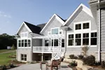 Modern House Plan Rear Photo 02 - Plattsburgh Craftsman Home 051S-0054 - Shop House Plans and More