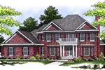House Plan Front of Home 051S-0056