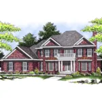 House Plan Front of Home 051S-0056