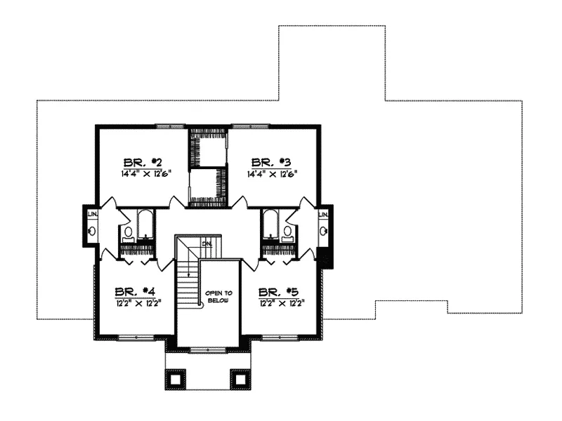 European House Plan Second Floor - Astoria Luxury Home 051S-0059 - Search House Plans and More