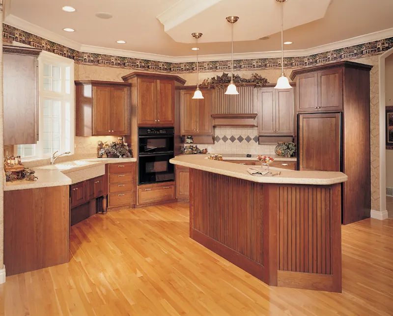 Luxury House Plan Kitchen Photo 01 - Sanderson Manor Luxury Home 051S-0060 - Shop House Plans and More