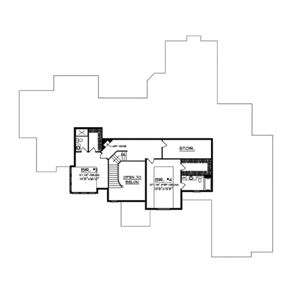 Luxury House Plan Second Floor - Andromeda Pond Luxury Home 051S-0075 - Search House Plans and More