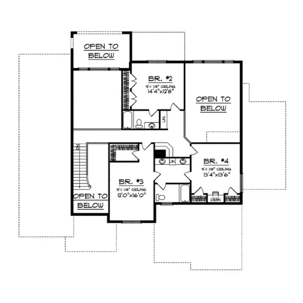 Traditional House Plan Second Floor - Chiswell Luxury Home 051S-0078 - Search House Plans and More