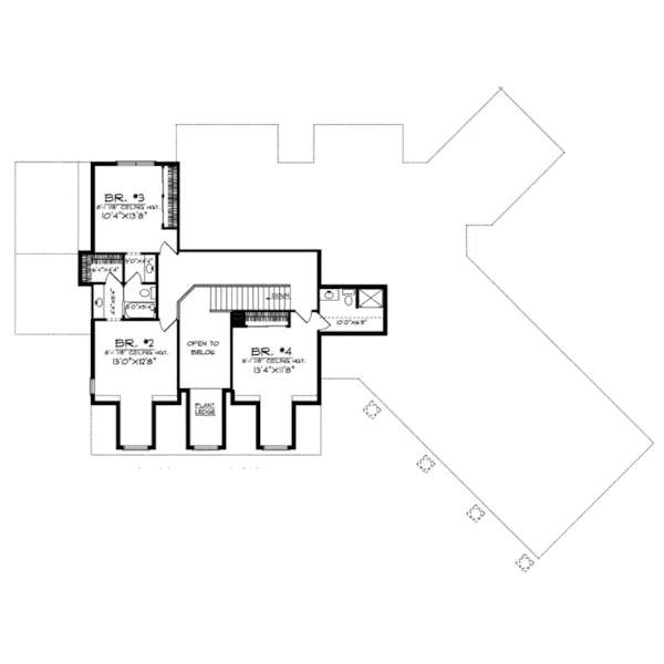 Farmhouse Plan Second Floor - Renehale Country Home 051S-0094 - Shop House Plans and More