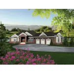 Traditional House Plan Front of House 051S-0098