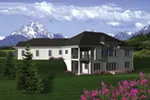 Traditional House Plan Color Image of House - Bonhomme Luxury Ranch Home 051S-0098 - Search House Plans and More