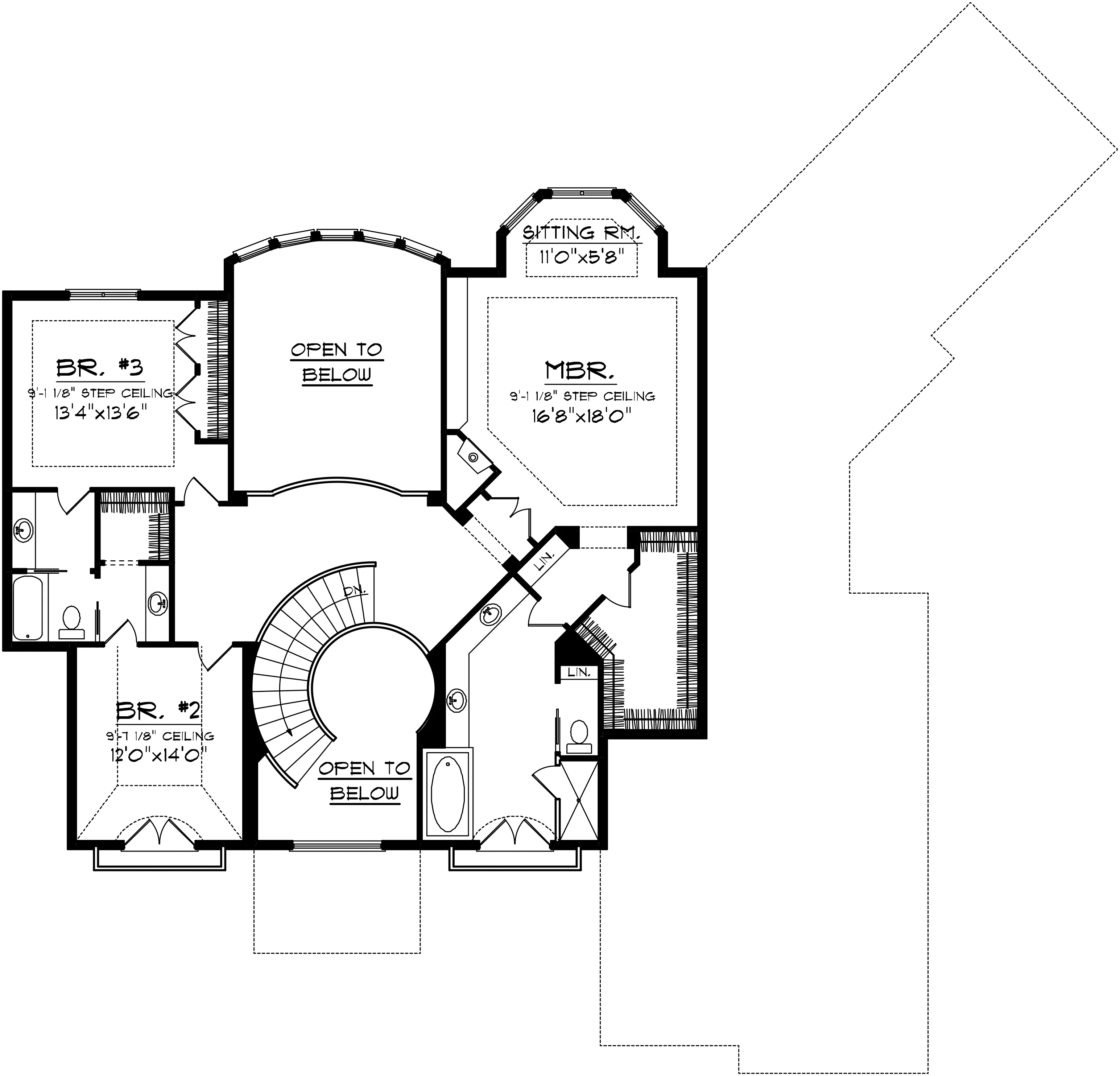 European House Plan Second Floor - Belfast Manor Luxury European Home 051S-0099 - Search House Plans and More