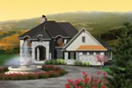 European House Plan Front of House 051S-0099