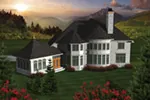 Luxury House Plan Color Image of House - Belfast Manor Luxury European Home 051S-0099 - Search House Plans and More