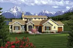 Italian House Plan Front of Home - Delgado Luxury Spanish Home 051S-0101 - Search House Plans and More