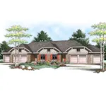 Country Style Multi-Family With Hip Roof Design