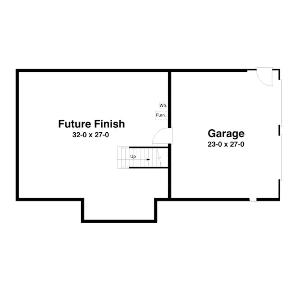 Lowcountry House Plan Lower Level Floor - Floweridge Ranch Home 052D-0001 - Search House Plans and More