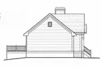 Southern House Plan Left Elevation - Pecan Island Raised Ranch Home 052D-0002 - Shop House Plans and More