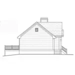 Ranch House Plan Left Elevation - Pecan Island Raised Ranch Home 052D-0002 - Shop House Plans and More