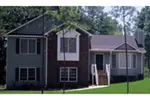 Southern House Plan Front of Home - Woodville Split-Level Home 052D-0004 - Shop House Plans and More