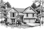 Traditional House Plan Front of House 052D-0014