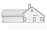 Ranch House Plan Left Elevation - Newton Ridge Country Home 052D-0026 - Shop House Plans and More