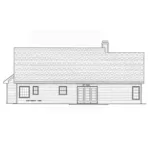 Country House Plan Rear Elevation - Newton Ridge Country Home 052D-0026 - Shop House Plans and More