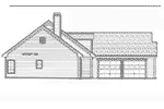 Ranch House Plan Right Elevation - Newton Ridge Country Home 052D-0026 - Shop House Plans and More