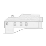 Craftsman House Plan Left Elevation - Beauchaine Traditional Home 052D-0030 - Search House Plans and More