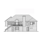 Craftsman House Plan Rear Elevation - Beauchaine Traditional Home 052D-0030 - Search House Plans and More