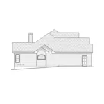 Ranch House Plan Left Elevation - Toronto Ranch Home 052D-0038 - Shop House Plans and More