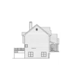 Country House Plan Left Elevation - Ambassador Traditional Home 052D-0040 - Search House Plans and More