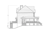 Southern House Plan Left Elevation - Grist Mill Two-Story Farmhouse 052D-0055 - Search House Plans and More